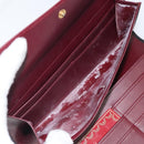 CARTIER Hand Long Wallet Leather Black Auth BA1158-12