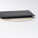 CARTIER Hand Long Wallet Leather Black Auth BA1158-7
