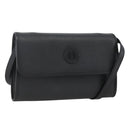 GUCCI Shoulder Bag Leather Black Gold 004 115 3410 Auth BA11580-1
