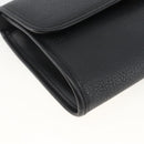 GUCCI Shoulder Bag Leather Black Gold 004 115 3410 Auth BA11580-14