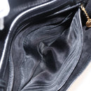 GUCCI Shoulder Bag Leather Black Gold 004 115 3410 Auth BA11580-21