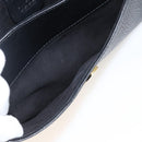 GUCCI Shoulder Bag Leather Black Gold 004 115 3410 Auth BA11580-22