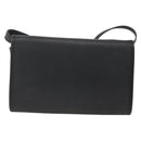 GUCCI Shoulder Bag Leather Black Gold 004 115 3410 Auth BA11580-2