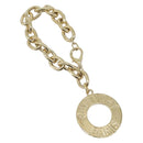 GIVENCHY Key Holder metal Gold Tone Auth BA11586-1