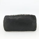 Jimmy Choo Tote Bag Leather Black Silver Auth BA11590-10