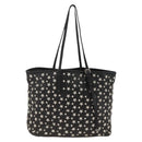 Jimmy Choo Tote Bag Leather Black Silver Auth BA11590-2