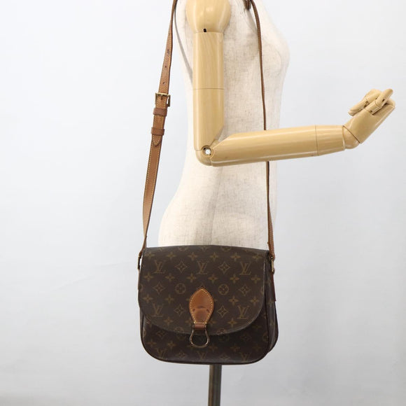 LOUIS VUITTON Monogram Saint Cloud GM Shoulder Bag M51242 LV Auth BA11591