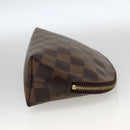 LOUIS VUITTON Damier Ebene Pochette Cosmetic PM Pouch N47516 LV Auth BA11593-4