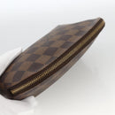LOUIS VUITTON Damier Ebene Pochette Cosmetic PM Pouch N47516 LV Auth BA11593-5