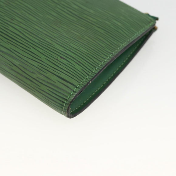 LOUIS VUITTON Epi Pochette Accessoires ¥ Pouch Green M52984 LV Auth BA11600