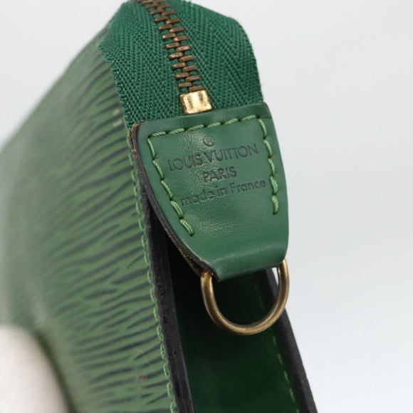 LOUIS VUITTON Epi Pochette Accessoires ¥ Pouch Green M52984 LV Auth BA11600