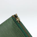 LOUIS VUITTON Epi Pochette Accessoires ¥ Pouch Green M52984 LV Auth BA11600-9