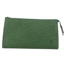 LOUIS VUITTON Epi Pochette Accessoires ¥ Pouch Green M52984 LV Auth BA11600-13