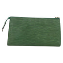 LOUIS VUITTON Epi Pochette Accessoires ¥ Pouch Green M52984 LV Auth BA11600-2