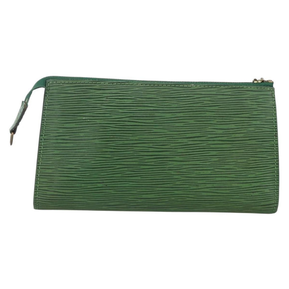 LOUIS VUITTON Epi Pochette Accessoires ¥ Pouch Green M52984 LV Auth BA11600