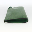 LOUIS VUITTON Epi Pochette Accessoires ¥ Pouch Green M52984 LV Auth BA11600-3