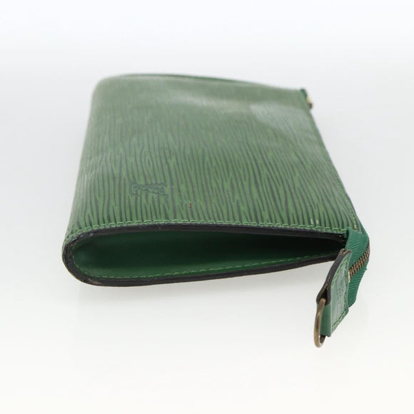 LOUIS VUITTON Epi Pochette Accessoires ¥ Pouch Green M52984 LV Auth BA11600