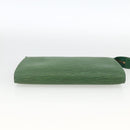LOUIS VUITTON Epi Pochette Accessoires ¥ Pouch Green M52984 LV Auth BA11600-6