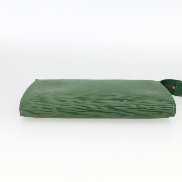 LOUIS VUITTON Epi Pochette Accessoires ¥ Pouch Green M52984 LV Auth BA11600