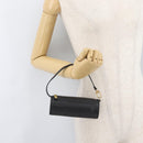 LOUIS VUITTON Epi Soufflot Pouch Pouch Black LV Auth BA11601-21