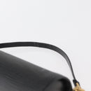 LOUIS VUITTON Epi Soufflot Pouch Pouch Black LV Auth BA11601-8