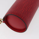 LOUIS VUITTON Epi Soufflot Pouch Accessory Pouch Red LV Auth BA11602-16