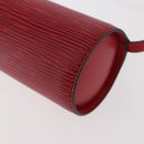 LOUIS VUITTON Epi Soufflot Pouch Accessory Pouch Red LV Auth BA11602-17