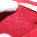 LOUIS VUITTON Epi Soufflot Pouch Accessory Pouch Red LV Auth BA11602-18