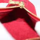 LOUIS VUITTON Epi Soufflot Pouch Accessory Pouch Red LV Auth BA11602-20