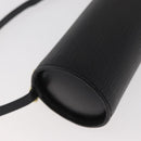 LOUIS VUITTON Epi Soufflot Pouch Pouch Black LV Auth BA11603-9