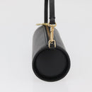 LOUIS VUITTON Epi Soufflot Pouch Pouch Black LV Auth BA11603-3