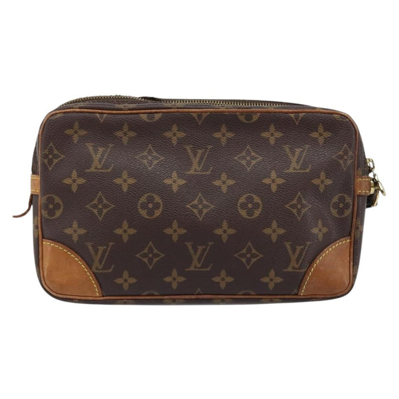 LOUIS VUITTON Monogram Marly Dragonne GM Clutch Bag M51825 LV Auth BA11604