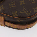 LOUIS VUITTON Monogram Jeune Fille MM Shoulder Bag M51226 LV Auth BA11605-14