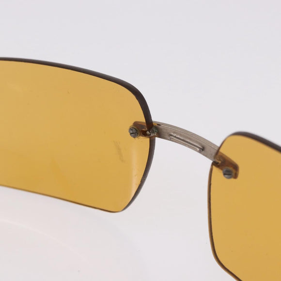 CHANEL Zonnebril plastic Bruin CC Auth BA11608
