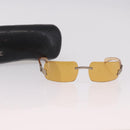 CHANEL Zonnebril plastic Bruin CC Auth BA11608-17