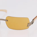 CHANEL Zonnebril plastic Bruin CC Auth BA11608-3