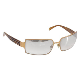 CHANEL Sunglasses plastic Brown CC Auth BA11609