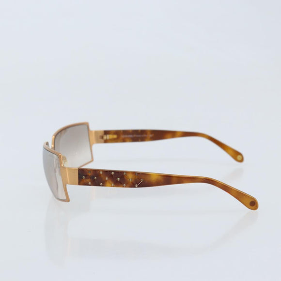 CHANEL Sunglasses plastic Brown CC Auth BA11609