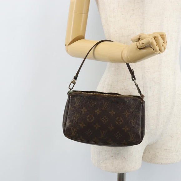 LOUIS VUITTON Monogram Pochette Accessoires Pouch M51980 LV Auth BA11611