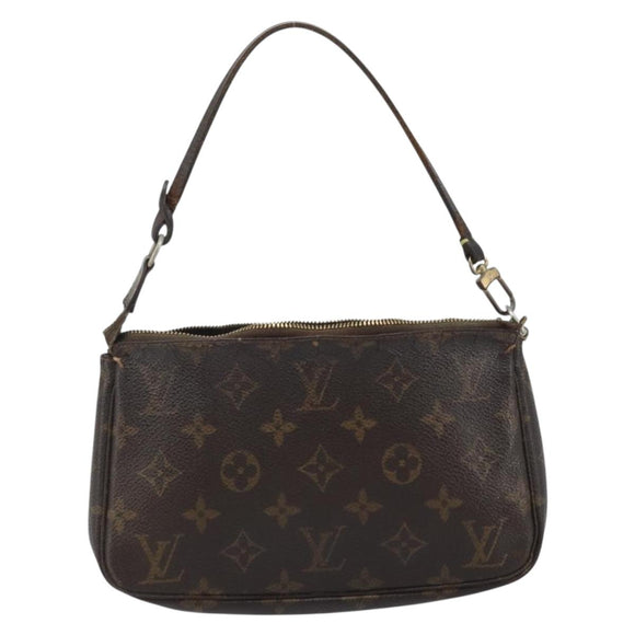 LOUIS VUITTON Monogram Pochette Accessoires Pouch M51980 LV Auth BA11611