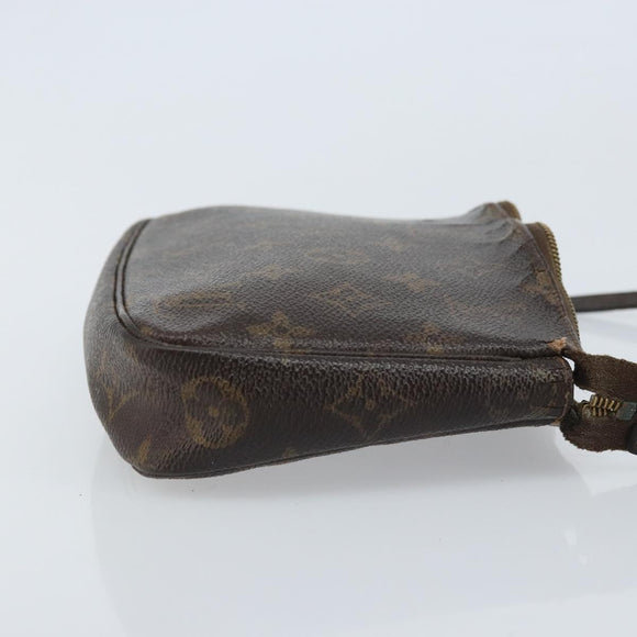LOUIS VUITTON Monogram Pochette Accessoires Pouch M51980 LV Auth BA11611