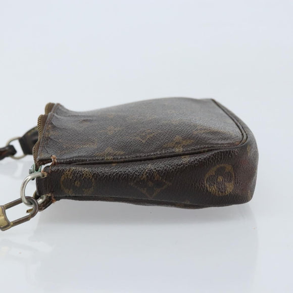 LOUIS VUITTON Monogram Pochette Accessoires Pouch M51980 LV Auth BA11611