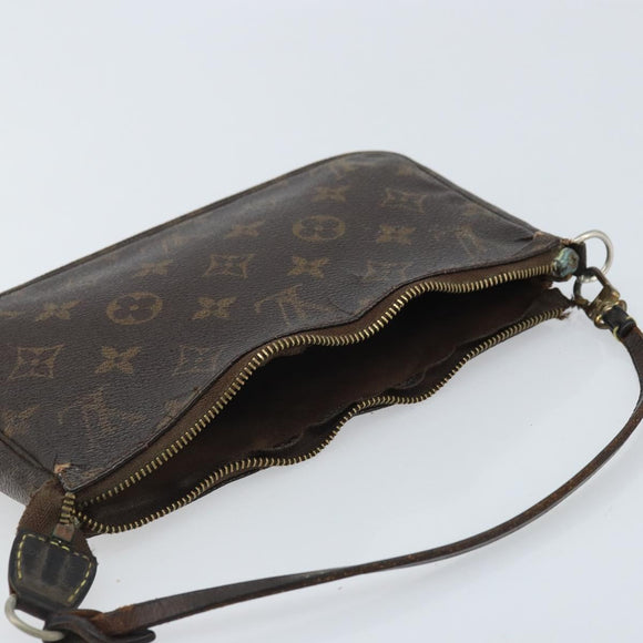 LOUIS VUITTON Monogram Pochette Accessoires Pouch M51980 LV Auth BA11611