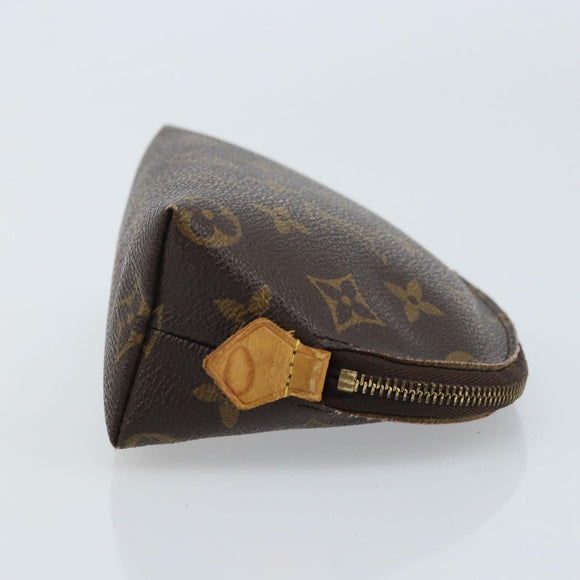 LOUIS VUITTON Monogram Pochette Cosmetic PM Pouch M43998 LV Auth BA11615
