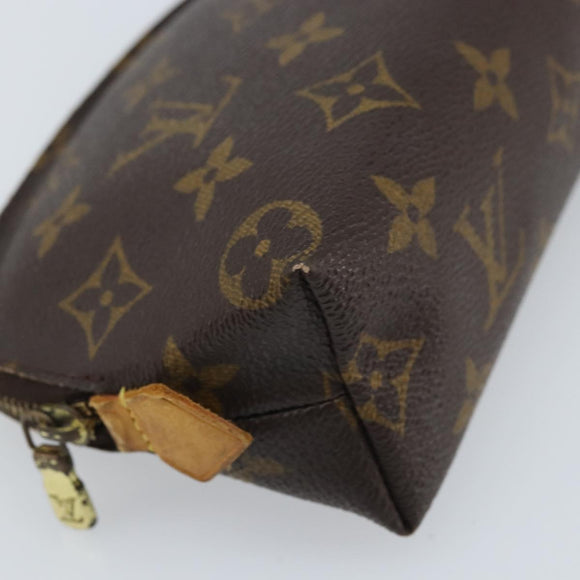 LOUIS VUITTON Monogram Pochette Cosmetic PM Pouch M43998 LV Auth BA11615