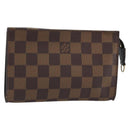 LOUIS VUITTON Damier Ebene Marais Pouch LV Auth BA11616-1