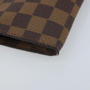 LOUIS VUITTON Damier Ebene Marais Pouch LV Auth BA11616-16