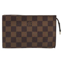 LOUIS VUITTON Damier Ebene Marais Pouch LV Auth BA11616-13