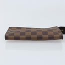 LOUIS VUITTON Damier Ebene Marais Pouch LV Auth BA11616-6