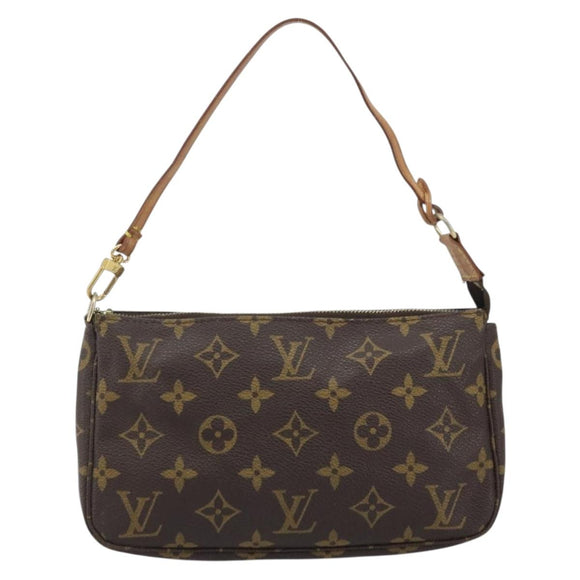 LOUIS VUITTON Monogram Pochette Accessoires Pouch M51980 LV Auth BA11619